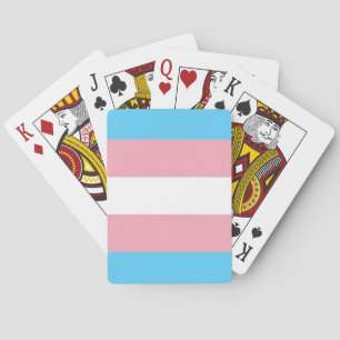 Transgender Pride Flag Pokerkaarten