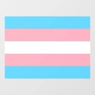 Transgender Pride Flag Raamsticker