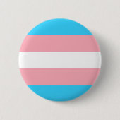 Transgender Pride Flag Ronde Button 5,7 Cm (Voorkant)