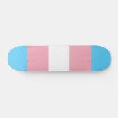 Transgender Pride Flag Skateboard (Horizontaal)