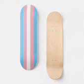Transgender Pride Flag Skateboard (Voorkant)