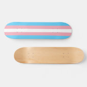 Transgender Pride Flag Skateboard (Horizontaal)