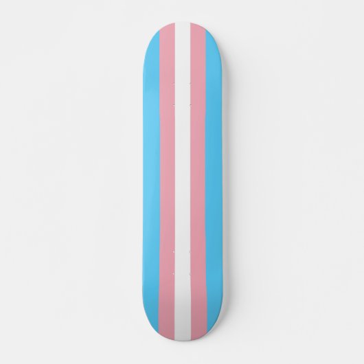 Transgender Pride Flag Skateboard (Voorkant)