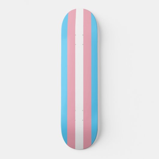 Transgender Pride Flag Skateboard (Voorkant)