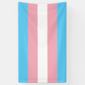 Transgender Pride Flag Spandoek (Verticaal)