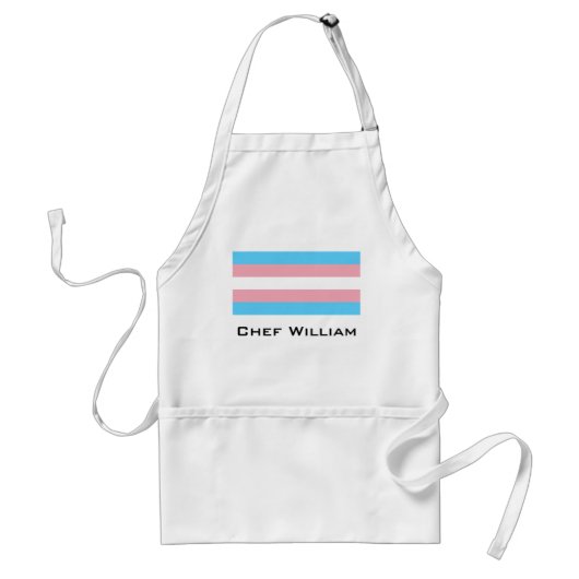 Transgender Pride Flag Standaard Schort (Voorkant)