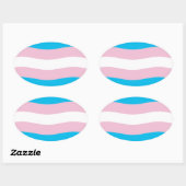 Transgender Pride Flag Sticker (Vel)
