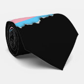 Transgender Pride Flag Stropdas (Opgerold)