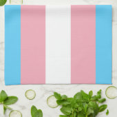 Transgender Pride Flag Theedoek (Gevouwen)
