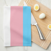 Transgender Pride Flag Theedoek (Quarter Fold)