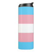 Transgender Pride Flag Thermosbeker (Gedraaid links)