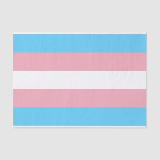 Transgender Pride Flag Tissuepapier (Voorkant)