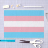 Transgender Pride Flag Tissuepapier (Craft)