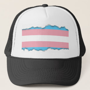 Transgender Pride Flag Trucker Pet