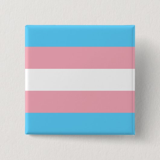Transgender Pride Flag Vierkante Button 5,1 Cm (Voorkant)