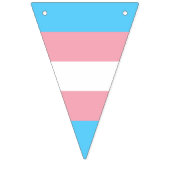Transgender Pride Flag Vlaggetjes (Eerste vlag)