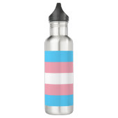 Transgender Pride Flag Waterfles (Links)
