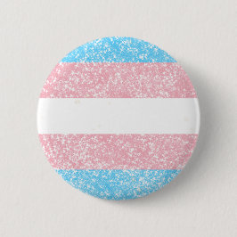 Transgender Pride Glitter Ronde Button 5,7 Cm