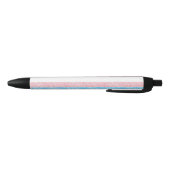 Transgender Pride Glitter  Zwarte Inkt Pen (Bodem)