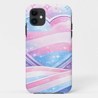 Transgender Pride Hart Galaxy iPhone 11 Hoesje