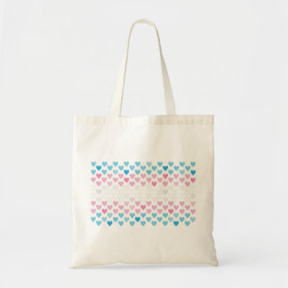 Transgender Pride Hearts Tote Bag