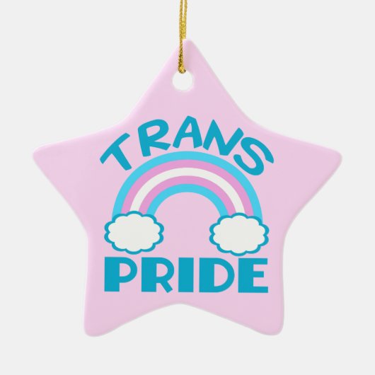 Transgender Pride Keramisch Ornament (Voorkant)