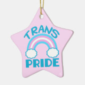 Transgender Pride Keramisch Ornament (Links)