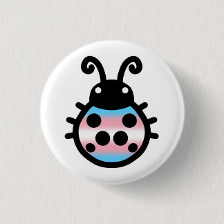 Transgender Pride Ladybug Pin Badge Ronde Button 3,2 Cm