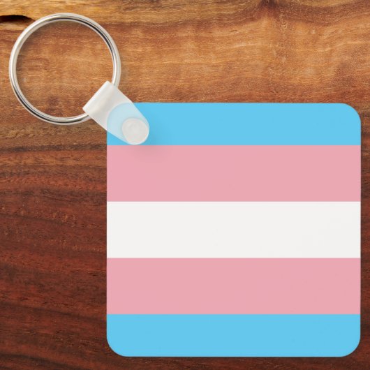 Transgender Pride Magnet Sleutelhanger (Voorkant)
