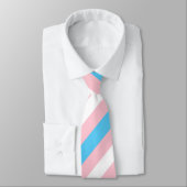 Transgender Pride Necktie Stropdas (Gebonden)