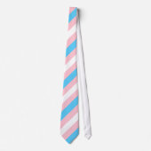 Transgender Pride Necktie Stropdas (Voorkant)