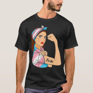 Transgender Pride onbreekbare LGBT Trans Flag Tran T-shirt