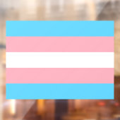 Transgender Pride Raamsticker (Vel 2)