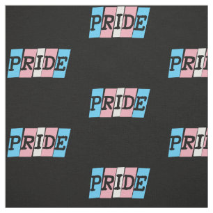 Transgender pride tekstteken stof