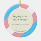 Transgender Pride Transitie Gift t-day Ornament (Achterkant)