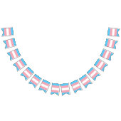 Transgender pride vlag banner (Alle)