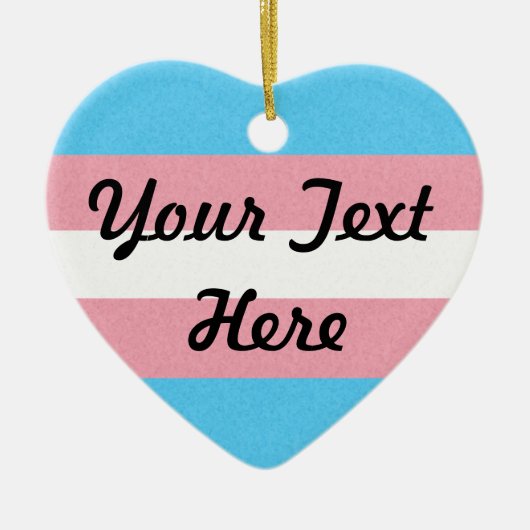 Transgender Pride vlag gekleurde achtergrond Keramisch Ornament (Voorkant)