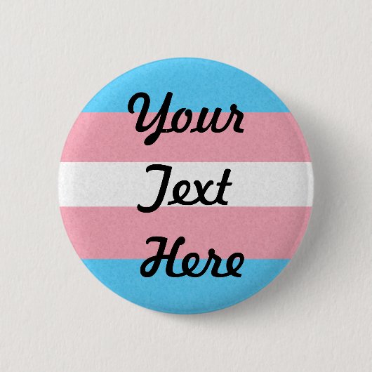 Transgender Pride vlag gekleurde achtergrond Ronde Button 5,7 Cm (Voorkant)