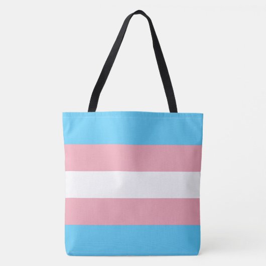 Transgender Pride Vlag LGBT All-Over-Print Draagtas (Voorkant)