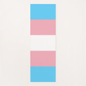 Transgender Pride Vlag LGBTQ Yogamat (Voorkant)