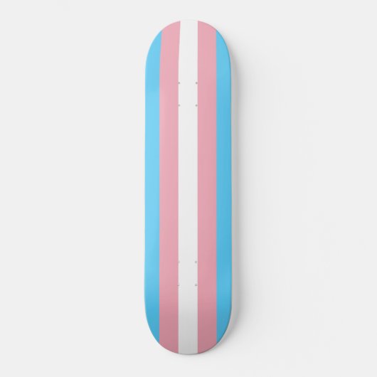 Transgender Pride vlag Skateboard (Voorkant)