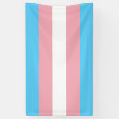 Transgender Pride vlag Spandoek (Verticaal)