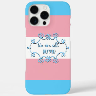 Transgender Pride-vlag We zijn allemaal mensen iPhone 16 Pro Max Hoesje