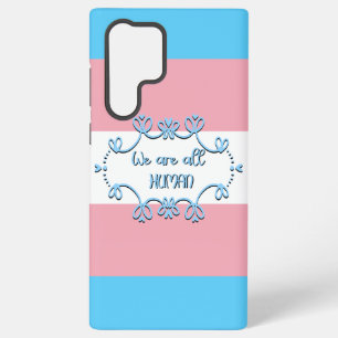 Transgender Pride-vlag We zijn allemaal mensen Samsung Galaxy Hoesje