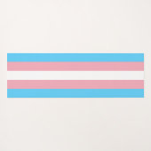 Transgender Pride vlag Yogamat (Achterkant (horizontaal))
