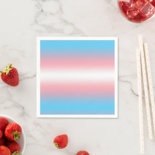 Transgender Pride-vlagpatroonontwerp Servet
