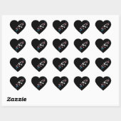 Transgender Pride Vlinderpad Hart Sticker (Vel)