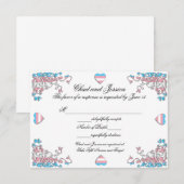 Transgender Pride Wedding Response Kaart (Voorkant / Achterkant)