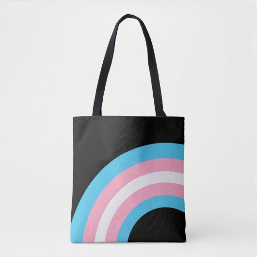 Transgender Rainbow Pride Flag Draagtas (Voorkant)