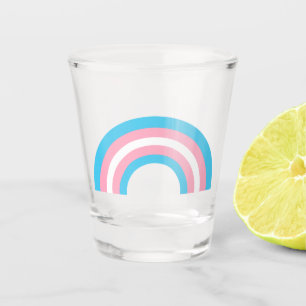 Transgender Rainbow Pride Flag Shot Glas
